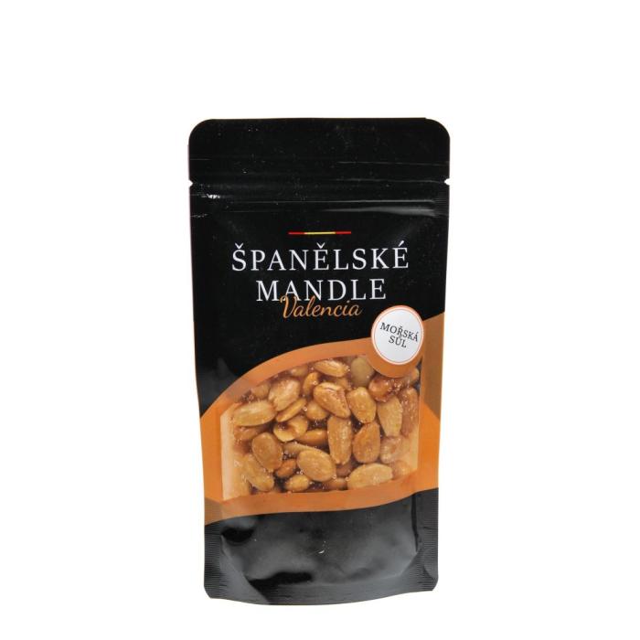 Mandle loupané pražené solené 80 g